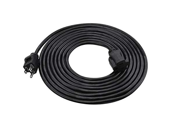 Clear Power15 ft Indoor/Outdoor Ext Cord 16/3 SJTW