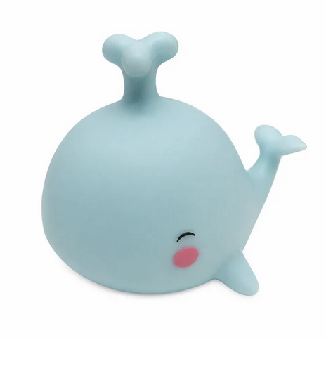 Blue Whale Shaped Night Light Softly Glowing LED Lamp - Gallery 2