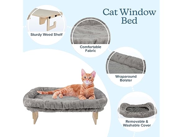Cat Bed for Window Sill - Cat Window Per