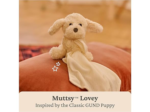 GUND Baby Muttsy Plush Lovey
