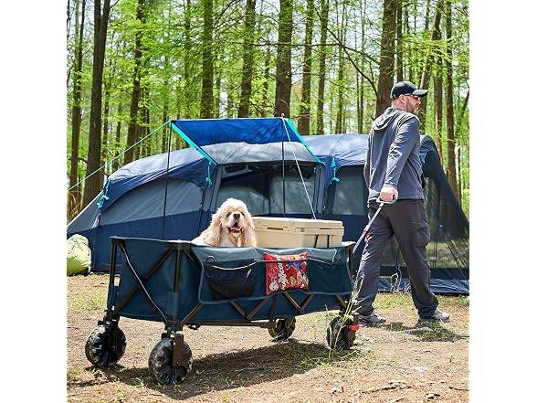 Timber Ridge Blue 51.2" Extended Collapsible Wagon