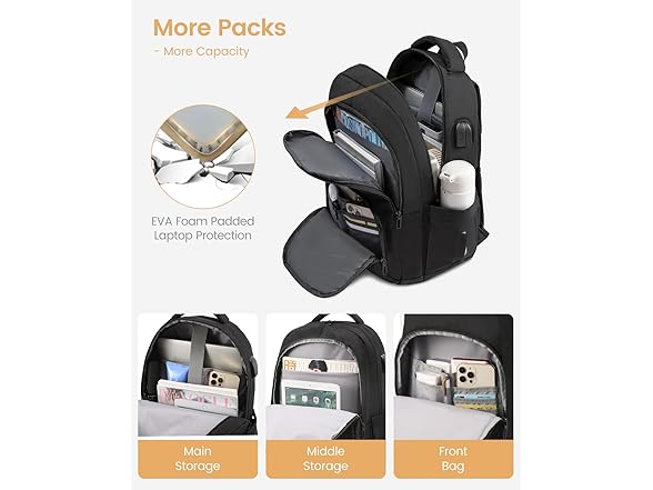 LOVEVOOK 15.6" School Backpack