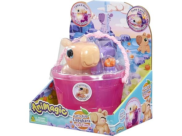 Animagic Let's Glo Capybara Spa Time