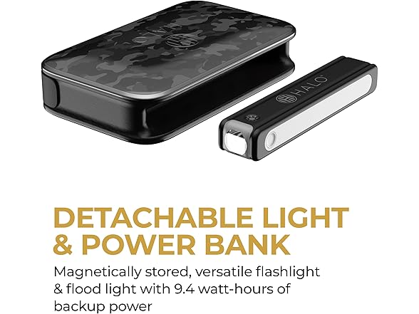 HALO Bolt PaL 1000 Portable Car Jump Starter w/USB-A & USB-C Charger Ports