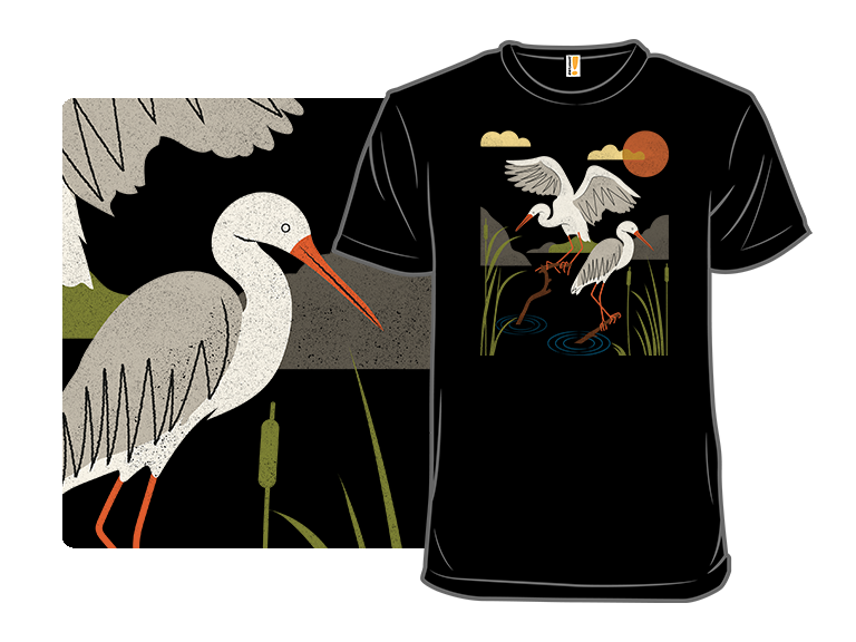 Herons Resting on the Lagoon - Gallery 8