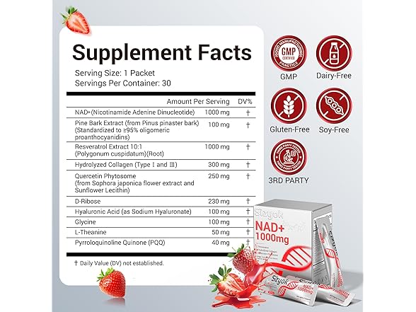 Sizyok 1000mg NAD Liquid Supplement