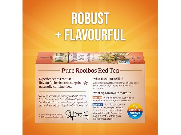 20CT Twinings of London Pure Rooibos Herbal Tea
