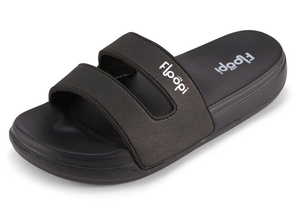 Womens Summer Double Strap Slide Sandal