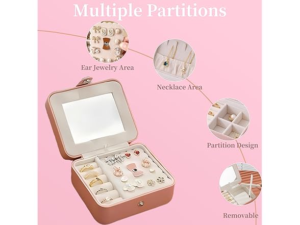 Meifannao Travel Jewelry Case