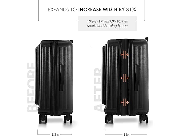 TRAVELARIM 20 Inch Carry On Luggage