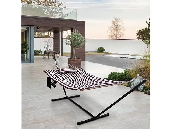 Lazy Daze Double Hammock w/ 12ft Steel Stand