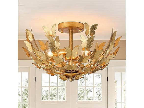 Parrot Uncle BBC3019 Medium Gold Chandeliers for Dining Ro