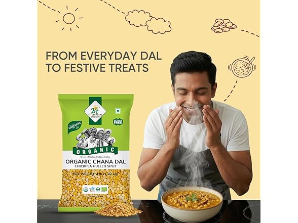 24 Mantra Organic Chana Dal 4 lb