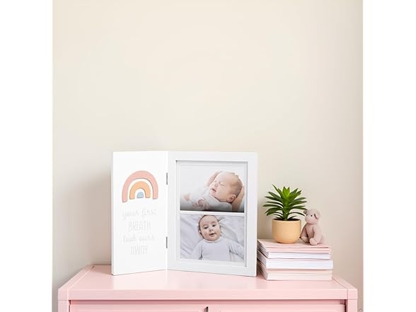 Little Blossoms Rainbow Baby Photo Frame