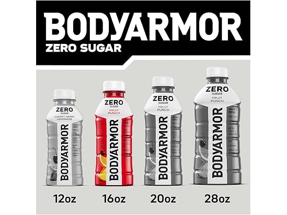 1CT BODYARMOR ZERO Sugar Sports Drink Lemon Lime