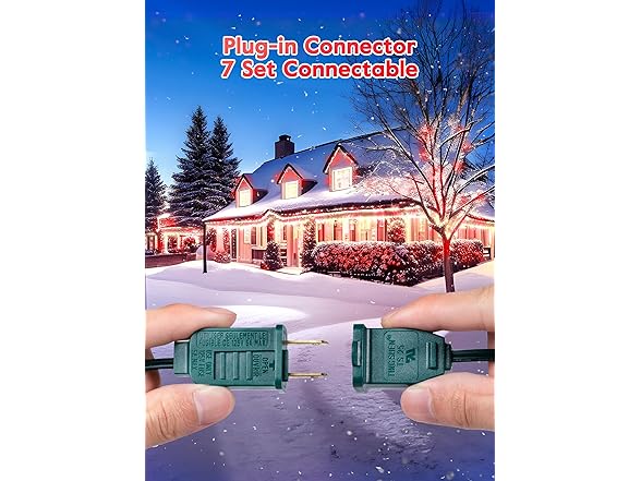 Brightown C9 Outdoor Christmas Lights, 100ft