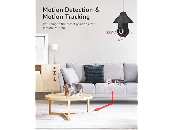 LaView 4MP Bulb Security Camera