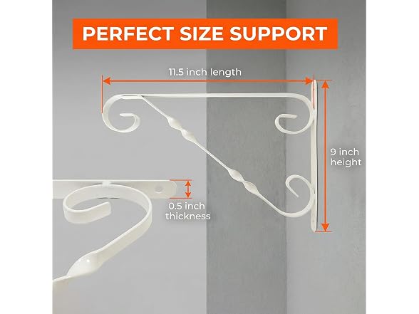 Gardenised Classic Scroll-Design, Set of 2