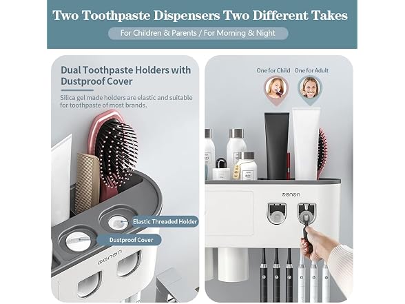 BHeadCat Toothbrush Holders