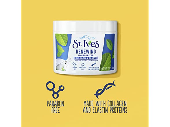 St. Ives Collagen Facial Moisturizer, 10oz