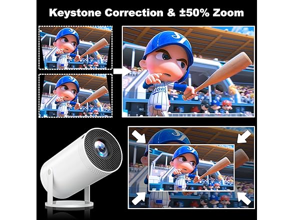 Telonixium Mini Projector with Carrying Case