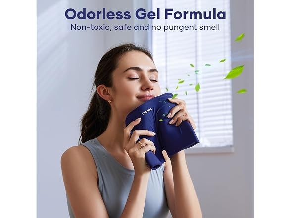Qnoon Migraine Relief Cooling Gel Ice Head Wrap