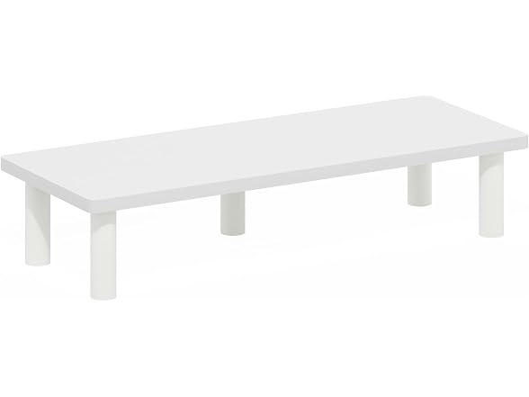 Furinno Monitor Stand Riser, White