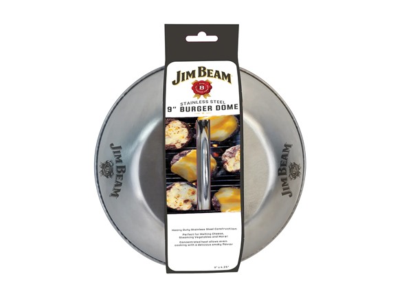Jim Beam Stainless Steel Burger Dome