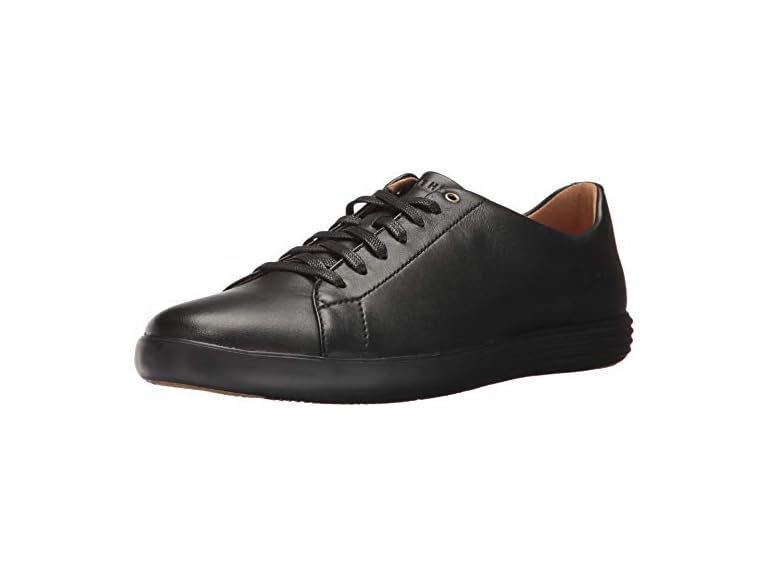 Cole Haan Men's Grand Crosscourt Ii Sneaker, Black Leather/BLK, 10