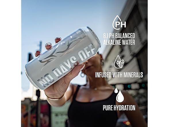 NO DAYS OFF Premium Water - 12 Pack, 16 fl oz