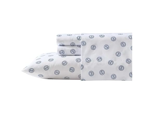 Wrangler - Full Bed Sheets, Button Blue
