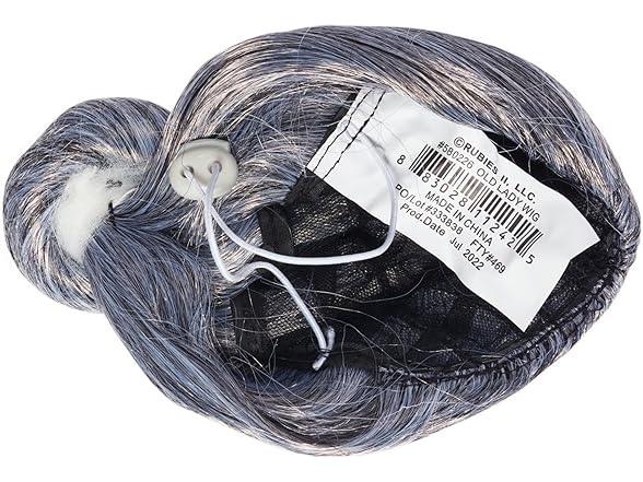 Rubies Old Lady Pet Wig, M/L