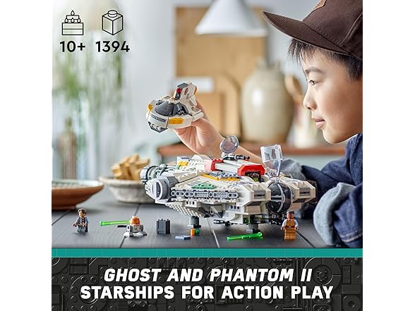 LEGO Star Wars Ahsoka Ghost and Phantom II Spaceship