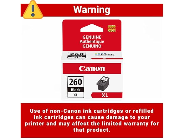 Canon PG-260 XL Genuine Black Ink Cartridge