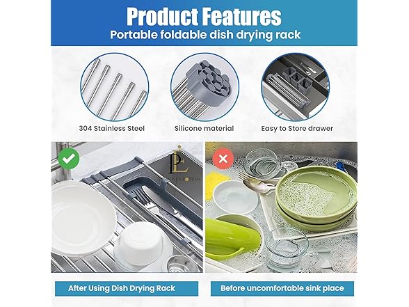 Primus Emporium Expandable Roll Up Dish Drying Rack