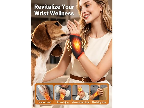 DEPOWIN Red Light Therapy for Wrist Hand