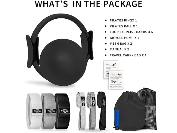 DICYWUDI Home Pilates Essentials Kit