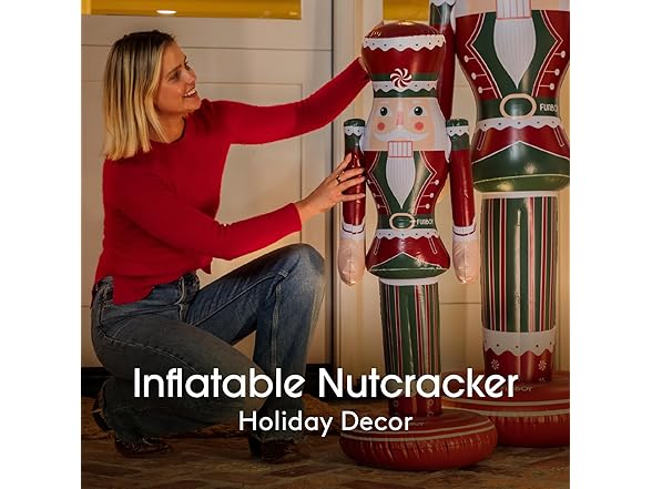 FUNBOY FUNBOY Peppermint Inflatable Nutcracker