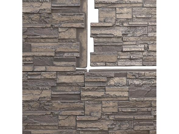 Ekena Millwork EverStone Cascade Faux Stone Panel