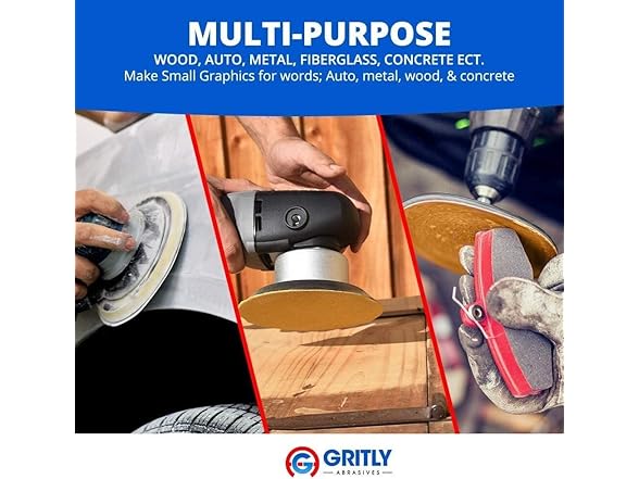 Gritly 6" PSA Sanding Discs 800 Grit