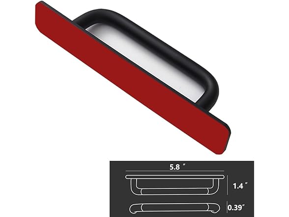 Matte Black Round Cabinet Handles