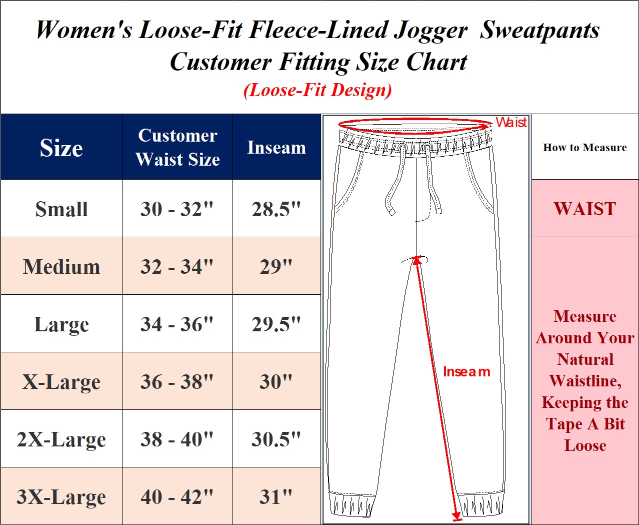 3Pk Womens Loose Fit Fleece Zip Joggers - Gallery 13