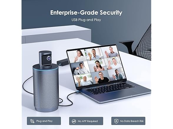 NexiGo Meeting 360 Smart Video Conference Camera (Open Box)