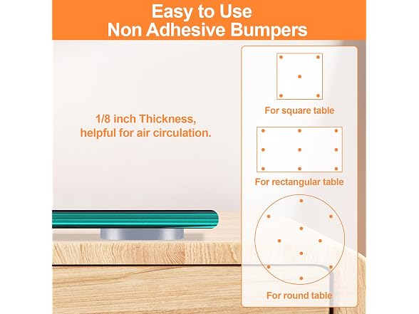 60PC Table Top Anti Slip Pads