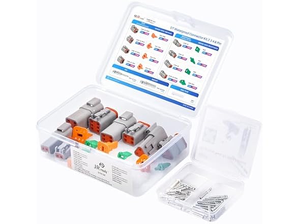 Connector Kit 2-3-4-6 Pin Grey