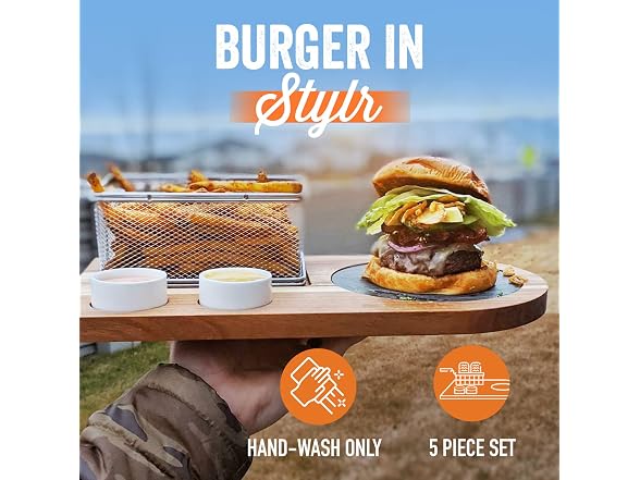 Yukon Glory Burger Serving Set