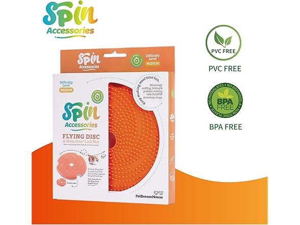 PetDreamHouse Spin Slow Dog Bowl Accessory