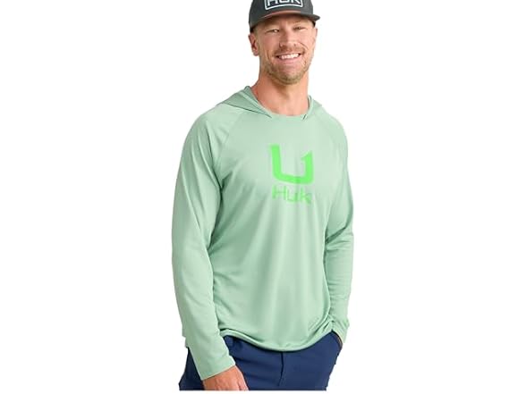 HUK Men's Sun Protection Hoodie