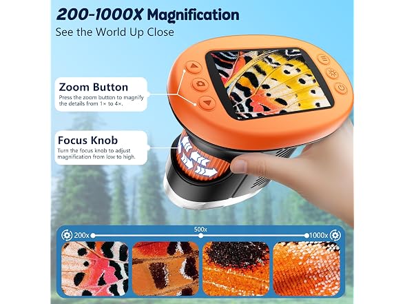 Odatay Handheld Kids Microscope