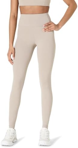 Amazon Essentials Women's Active FormFlex Buttery Soft High Waist 27.5" Inseam Full Length Yoga Workout Leggings, Taupe, X-Large